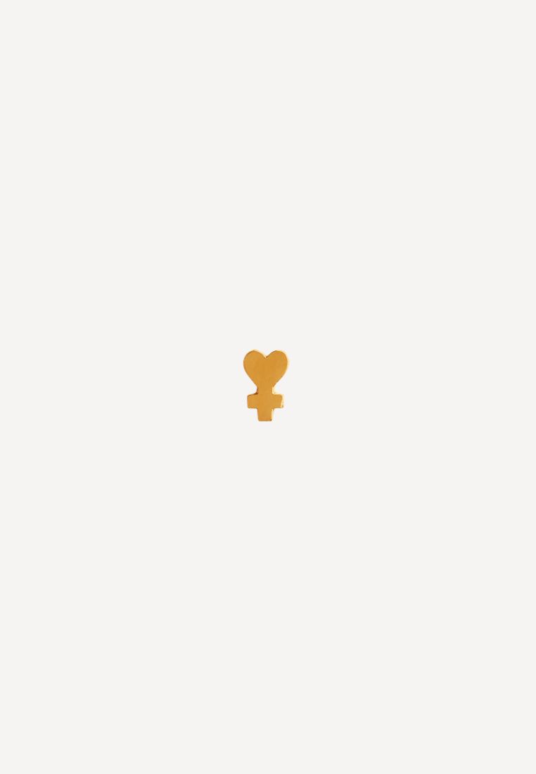 STINE A - Girl Power ørering - Gold ONE SIZE | Hørlyck
