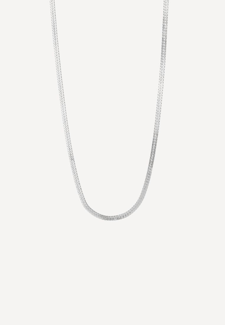 STINE A - Short Snake halskæde - Silver ONE SIZE | Hørlyck