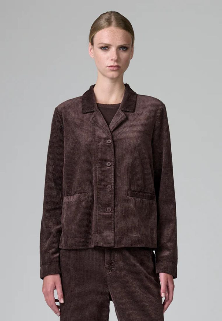 TRANSIT - 260 jakke - 07 Dark Brown 3/M | Hørlyck