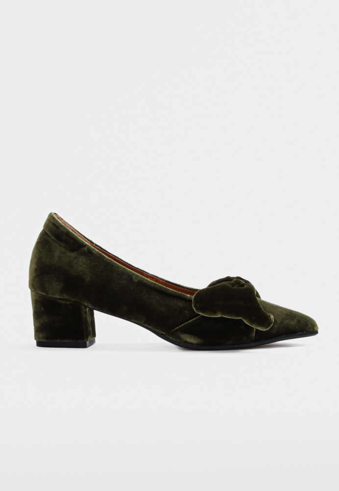 ANGULUS - 1550-107 pump - Olive 37½ | Hørlyck