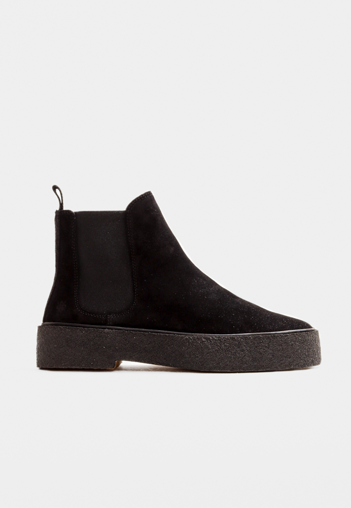 PLAYBOY FOOTWEAR - ORG. 75 støvle - Black Suede 40 | Hørlyck