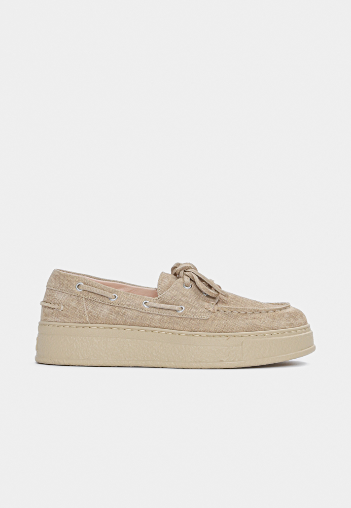 AGL - Giuly Boat loafer - Beige 39 | Hørlyck