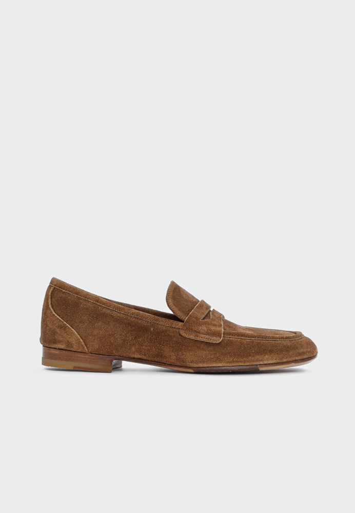 LA BOTTEGA DI LISA - 5551 loafer - Suede Birra Cognac 39 | Hørlyck