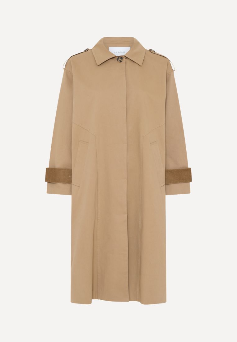 LA ROUGE - Alma trenchcoat - Sand M/L | Hørlyck