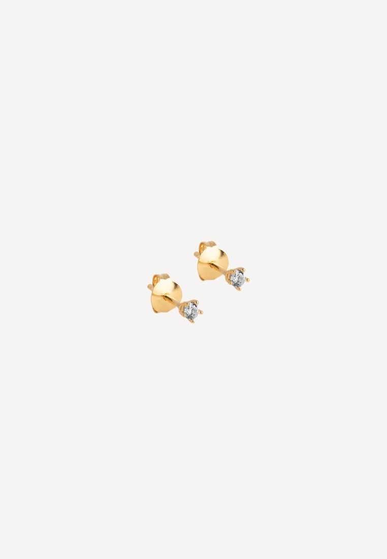ENAMEL - Clara studs ørering - Gold ONE SIZE | Hørlyck