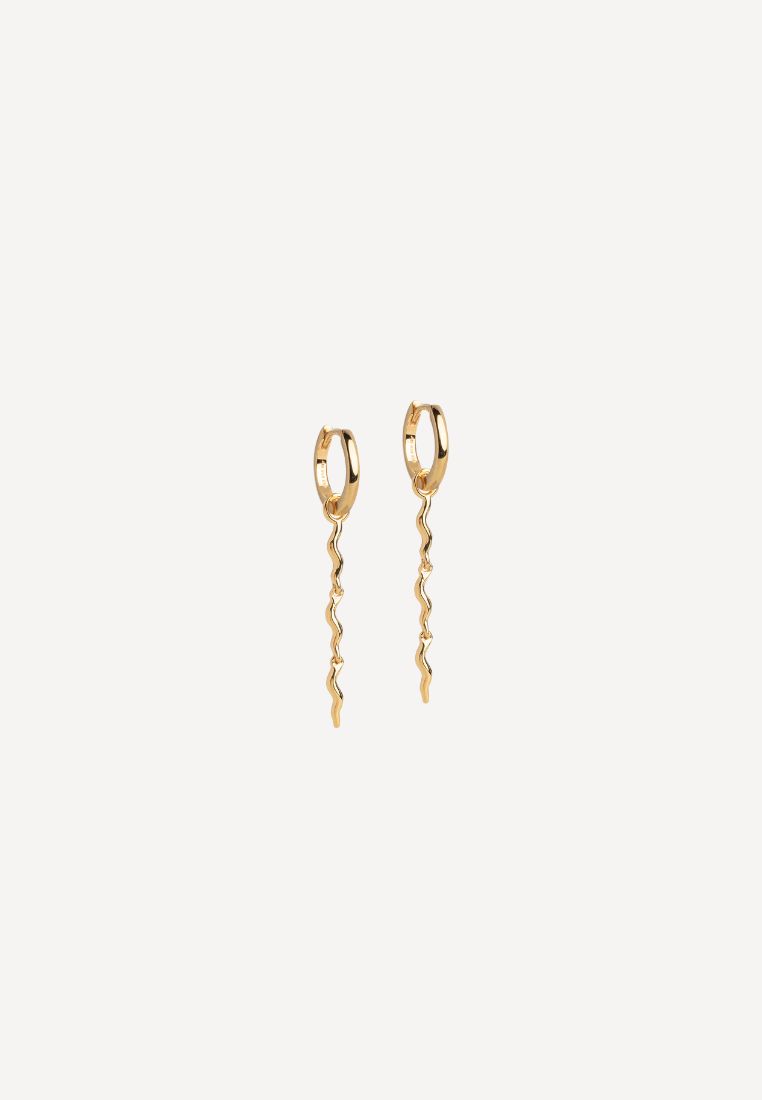 ENAMEL - Hydrus hoop ørering - Gold ONE SIZE | Hørlyck