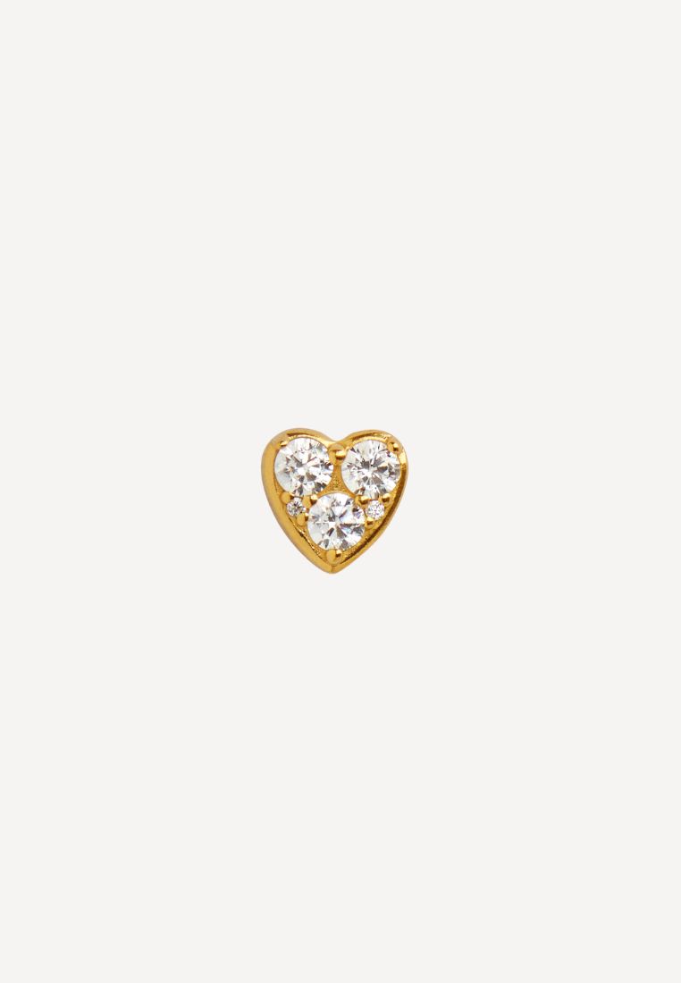 STINE A - J'adore Earring - Gold ONE SIZE | Hørlyck