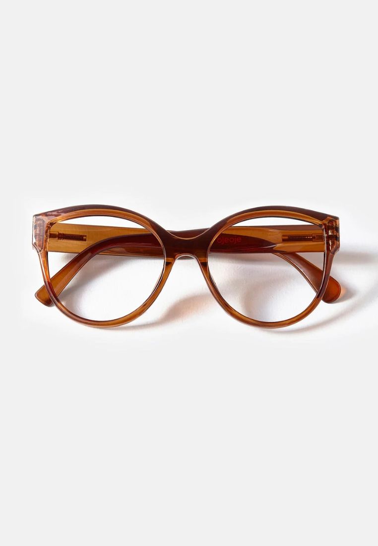 OJEOJE - Læsebrille J - Brun 3 | Hørlyck