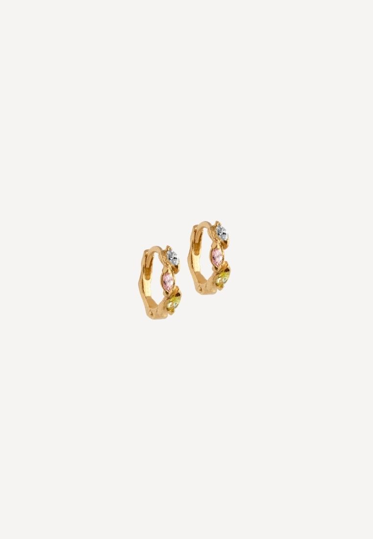 ENAMEL - Laia hoops ørering - Multi ONE SIZE | Hørlyck