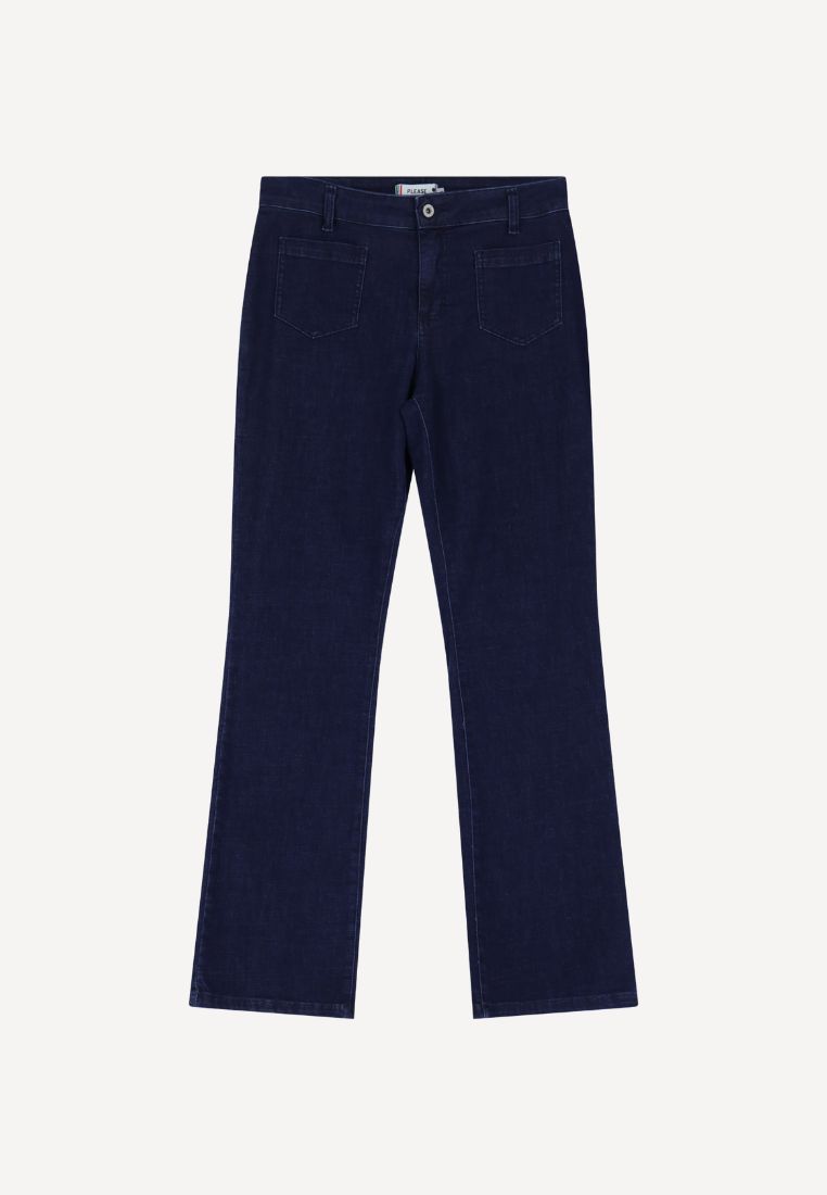 PLEASE - New Fine org. jeans - Blu Denim XS | Hørlyck