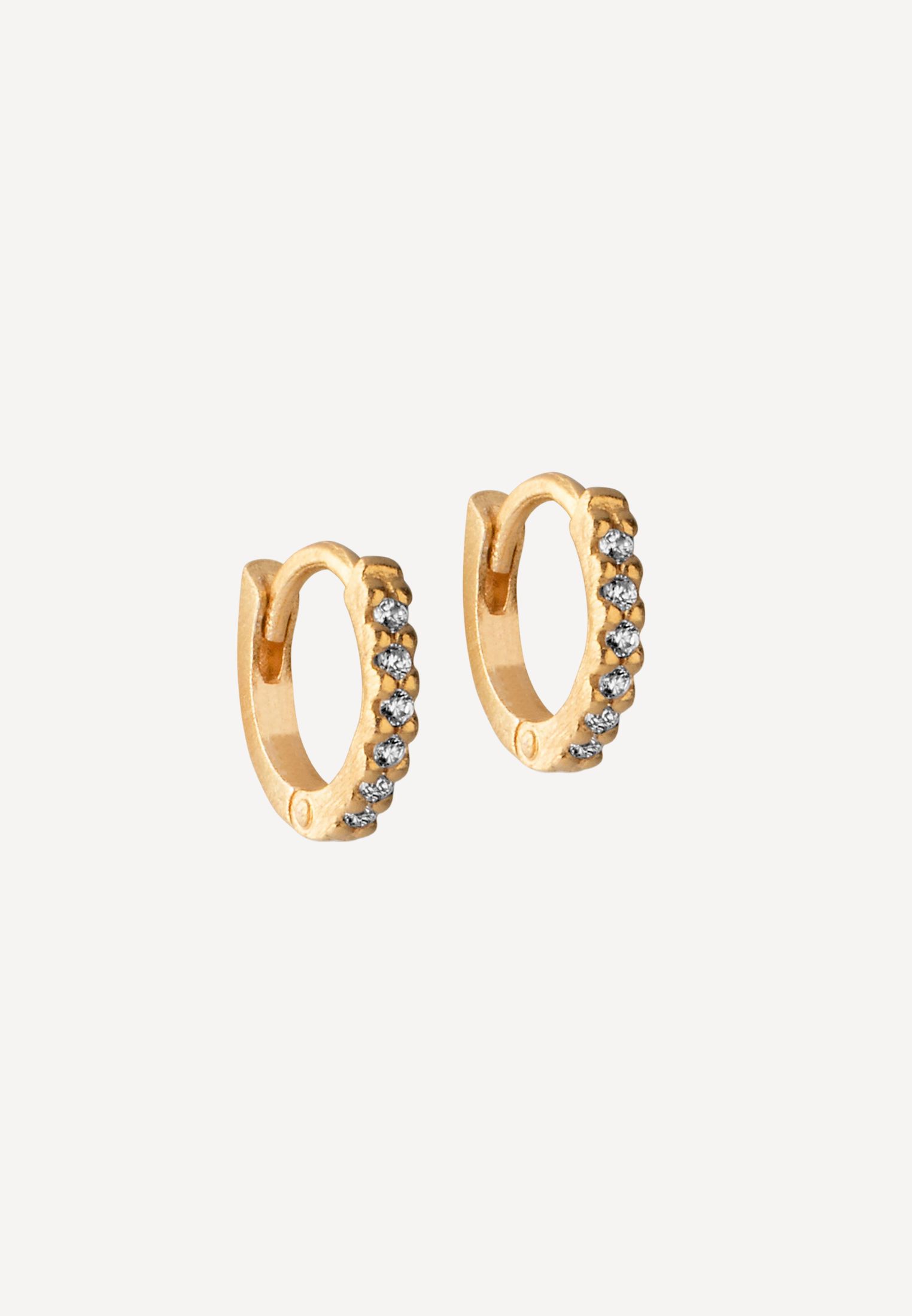 ENAMEL - Petite Flora ørering 6mm - Gold ONE SIZE | Hørlyck