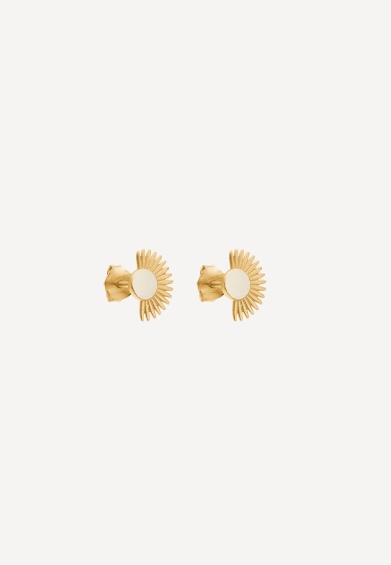 ENAMEL - Soleil studs ørering - Gold Daisy ONE SIZE | Hørlyck