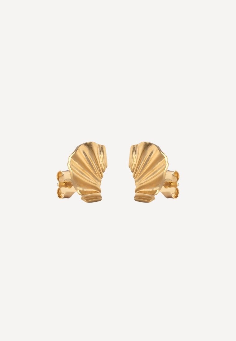 ENAMEL - Wave mini ørering - Gold ONE SIZE | Hørlyck