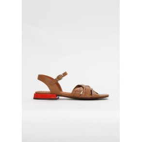 Tusack sandal - Camel/Tomate