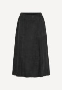 100287 nederdel - Black Suede