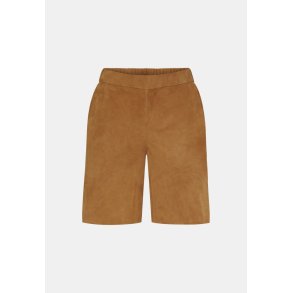11426 Bermuda shorts - Suede cognac