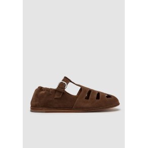 16495 sko - Suede Chocolat