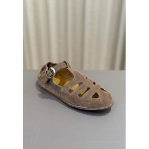 16495 sko - Suede Chocolat