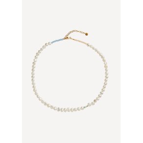 Perlie Creme halskde - White