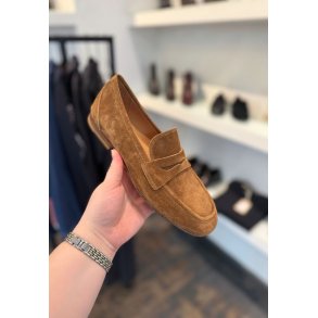 5551 loafer - Suede Birra Cognac