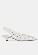O2470 slingback - White