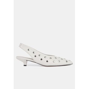 O2470 slingback - White
