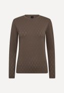 600-14 lang�rmet t-shirt - Brown