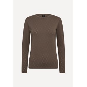 600-14 lang�rmet t-shirt - Brown