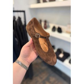 6002 ballerina - Suede Boero Brown