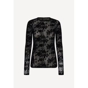 850 Mesh bluse - Black