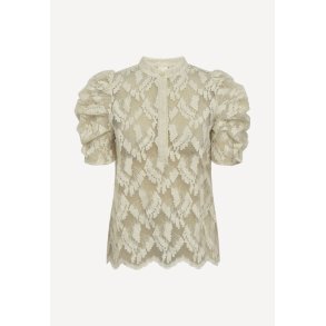 AnnGO Sofie bluse - Creme