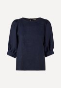 Carmen bluse - Navy