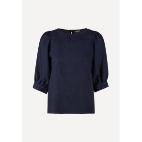 Carmen bluse - Navy