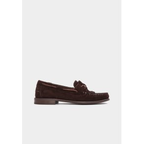 The Louise loafer - Dark Brown Suede