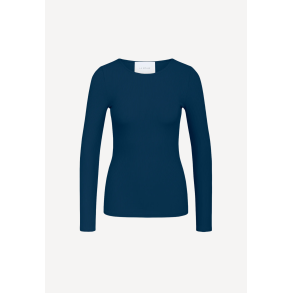 Lisa langrmet bluse - Navy