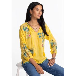 Margot bluse - Soft Citron