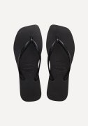 Slim Square sandal - Black 