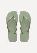 Slim Square sandal - Smoke Green