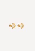 Soleil studs �rering - Gold Daisy