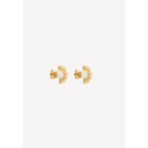 Soleil studs �rering - Gold Daisy
