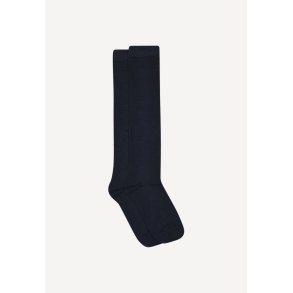 Wool/Cotton knee strmper - Black