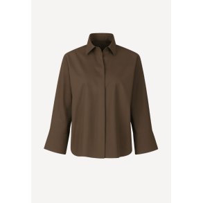 Karoline skjorte - Dark Brown