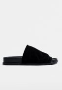 Paula sandal - Suede Black