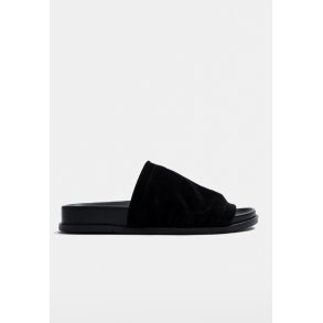 Paula sandal - Suede Black