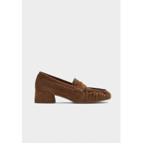 Sarah pump - Suede Cognac