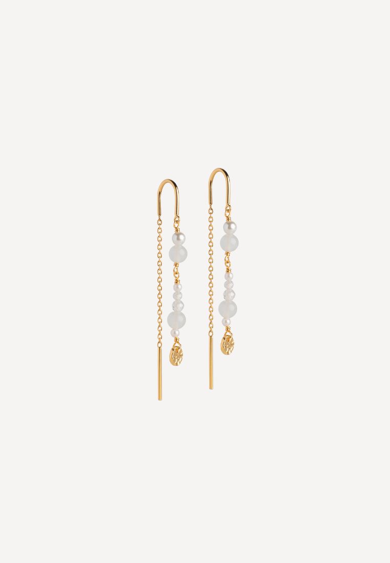 ENAMEL - Sofia øreringe - White ONE SIZE | Hørlyck